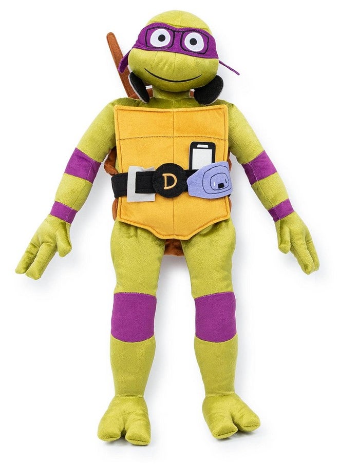 Jay Franco Nickelodeon Teenage Mutant Ninja Turtles Donatello Plush Pillow Buddy Super Soft Stuffed Character Pillow Polyester Microfiber 26 Inches  - Image 1
