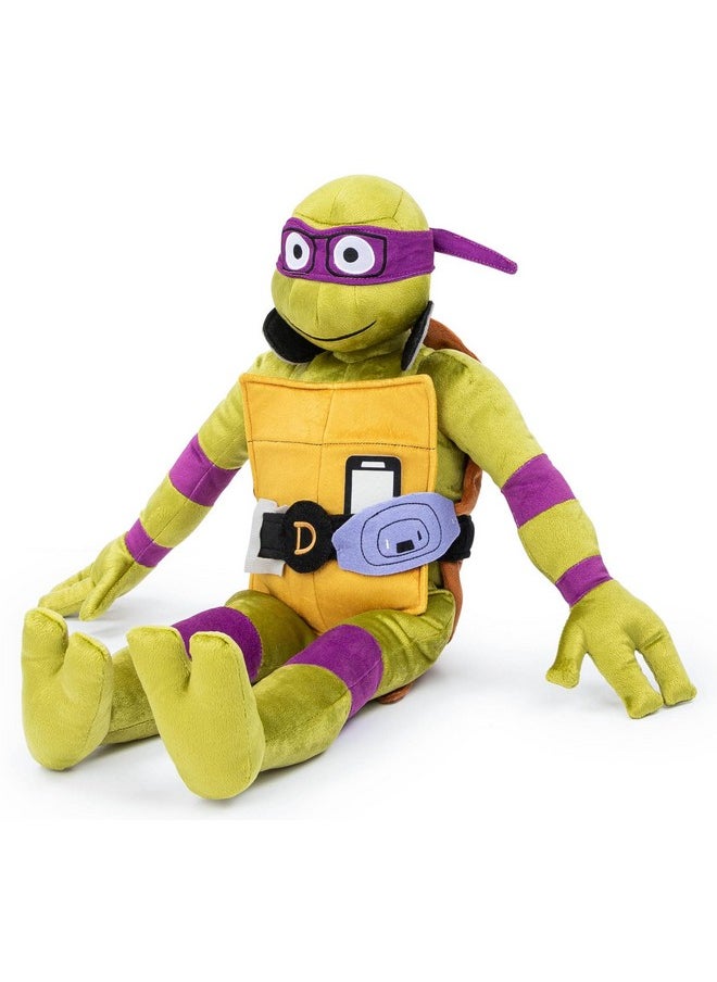 Jay Franco Nickelodeon Teenage Mutant Ninja Turtles Donatello Plush Pillow Buddy Super Soft Stuffed Character Pillow Polyester Microfiber 26 Inches  - Image 4