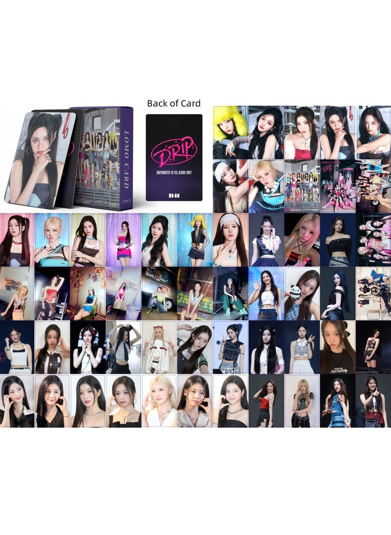 EHOME 55Pcs Baby Monster New Album DRIP Lomo Card  - Image 2