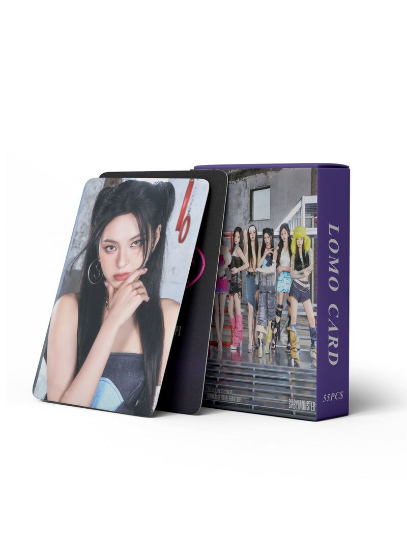 EHOME 55Pcs Baby Monster New Album DRIP Lomo Card  - Image 1