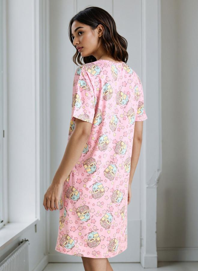 سبلاش فيڤ قميص نوم بطبعة المينيونز بالكامل - Image 3