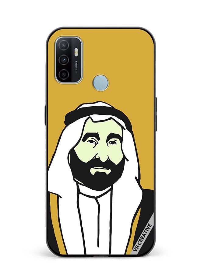 VR CREATIVE Protective Case Cover For Oppo A53 Sheikh Saqr Bin Mohammed Al Qasimi Design Multicolour - Image 1