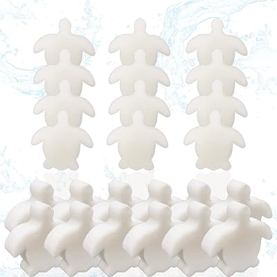 Ukulork Ukulork 24 Pack Pool Oil Absorbing Scum Sponge, Hot Tub Scum Absorber, Hot Tub Accessories for Swimming Pool and Spa  - Image 1