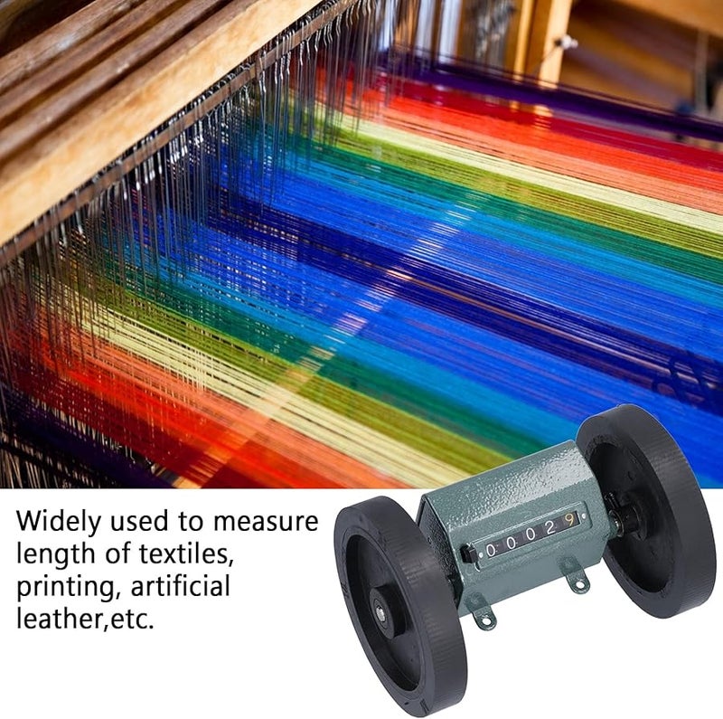 5 Digit Mechanical Resettable Length Measurement Counter For Textile Leather - Image 3