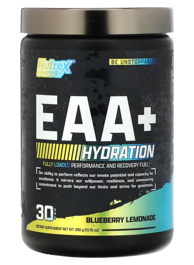 Nutrex Research EAA+ Hydration Blueberry Lemonade 13.76 oz (390 g) - Image 1