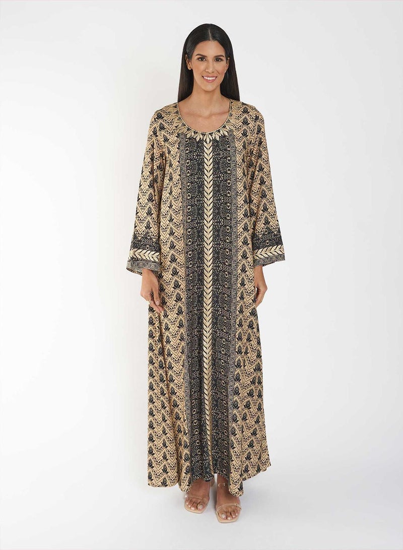 كشخة جلابية بطباعة رقمية - Image 1