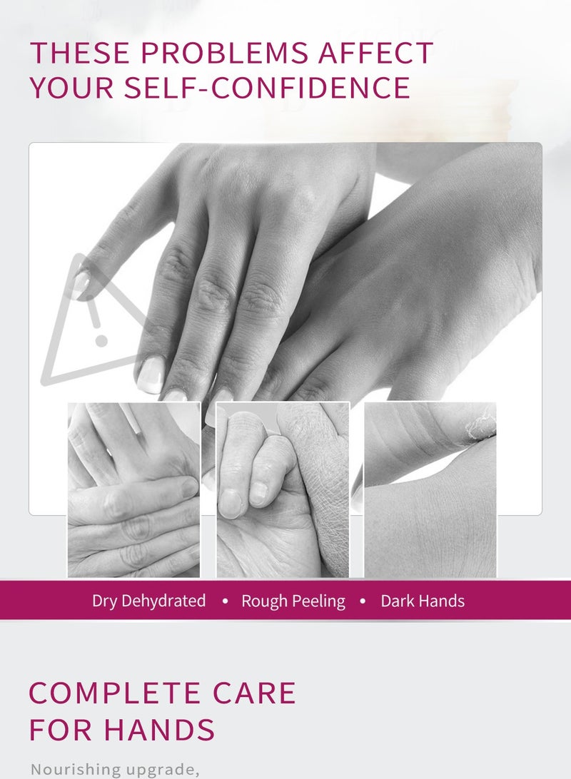 RtopR Mango Tear Hand Wax Whitening Skin Hand Mask Repair Exfoliating Callus Film Anti-aging Hand Cream 50g - Image 4