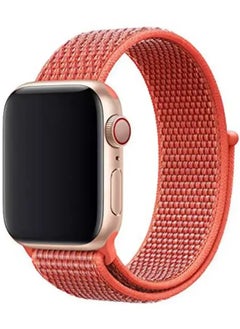 ديفيا Watch Strap Deluxe Series Sport3 Band, Smooth Replacement Wrist Band Strap Compatible For Apple Watch 42/44mm - Nectarine  - Image 1