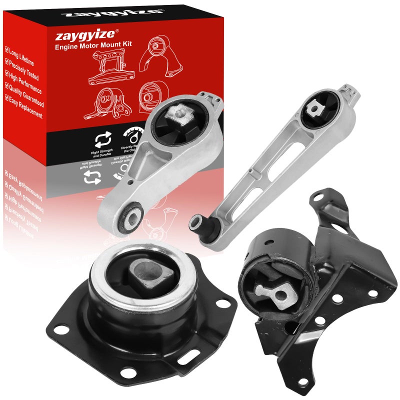 zaygyize 4 Pcs Engine Motor Mount and Transmission Mount Set Compatible with Dodge Neon 2003 2004 2005 20L Automatic Transmission A2949 A2948 A2947 A5318 - Image 2