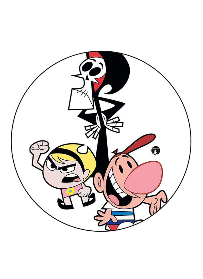 RKN - Grim Adventures Of Billy And Mandy Printed Large Pin Multicolour - Image 1