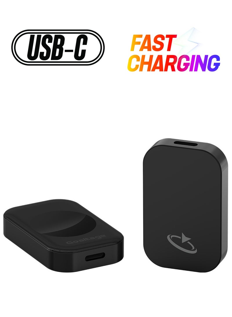 جولتيج محول شحن مغناطيسي ADP03 لساعة آبل مع شريحة ذكية، تصميم مدمج ووظيفة شحن سريع ثنائي المنفذ - Image 1