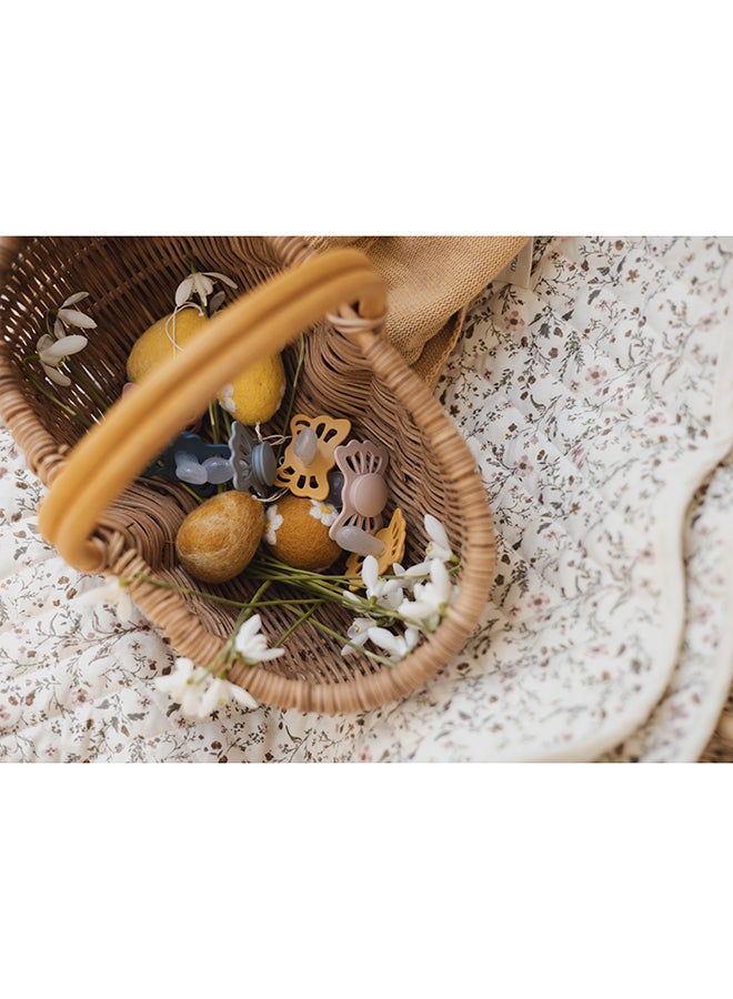 FRIGG Lucky Symmetrical Silicone Baby Pacifier 0-6M 1-Pack Cedar - Size 1 - Image 4