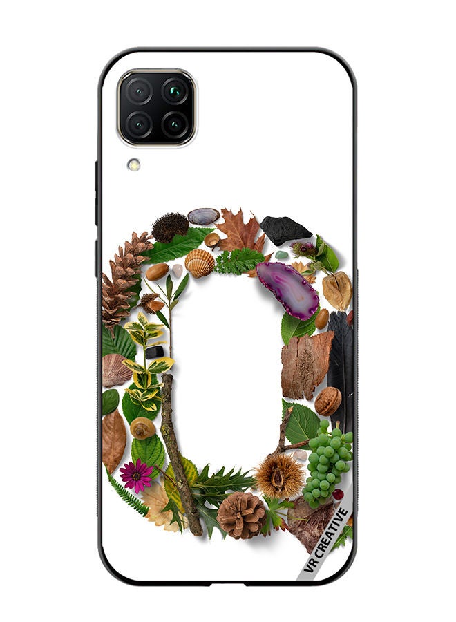 VR CREATIVE Protective Case Cover For Huawei Nova 7i/P40 Lite Alphabet Q Design Multicolour - Image 1