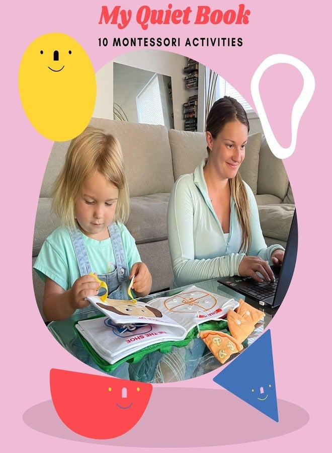 TAVVA My Quiet Book - Toddler Travel Essential, Car Plane Activity Books, Montessori Busy Board Book, Airplane Toys for Toddlers 1-3, Gifts for 1 2 3 4 Year Old Girl, Birthday Gifts Toys Age 2-4 - Image 3