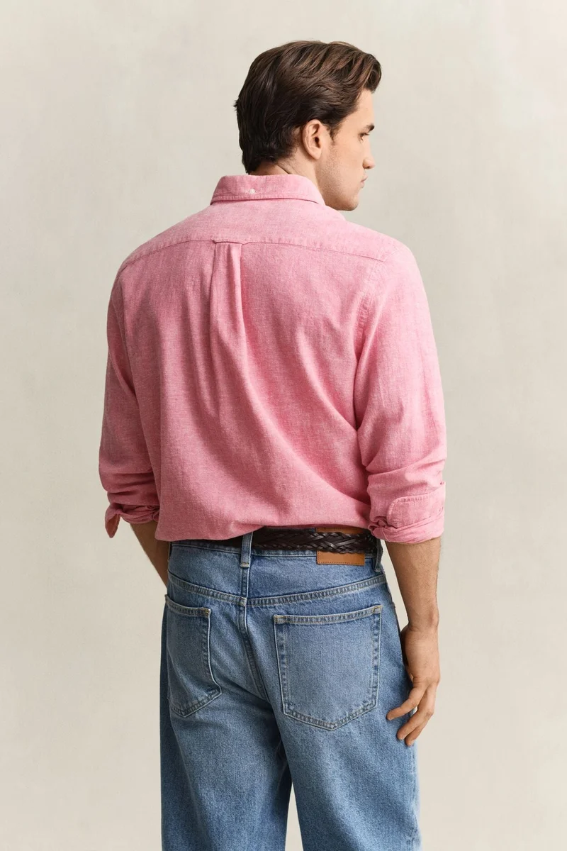 GANT  Regular Cotton Linen Shirt for Men | Best Price UAE