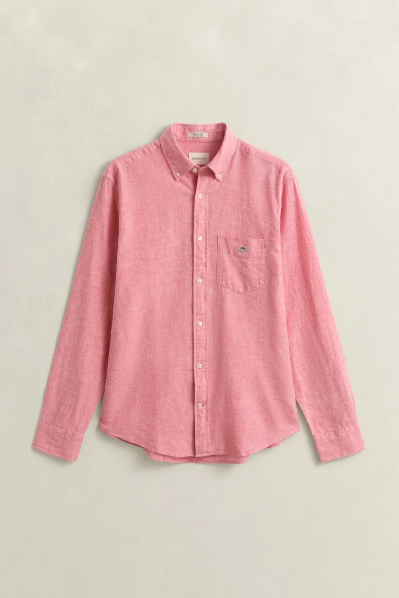 GANT  Regular Cotton Linen Shirt for Men | Best Price UAE
