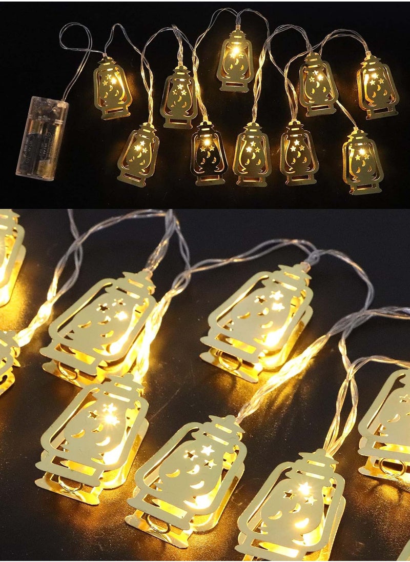 co arma A chain of golden lamps suitable for Ramadan, 120 cm  - Image 1