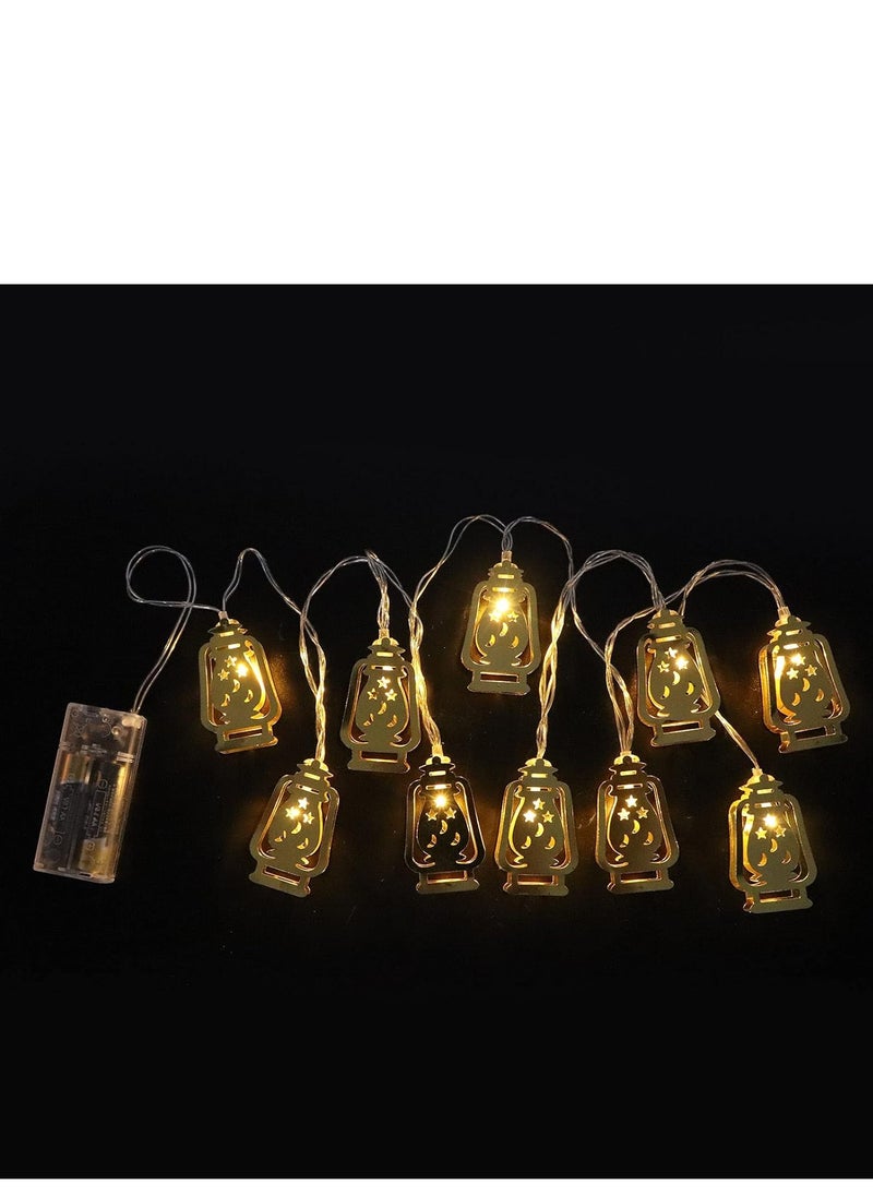 co arma A chain of golden lamps suitable for Ramadan, 120 cm  - Image 2