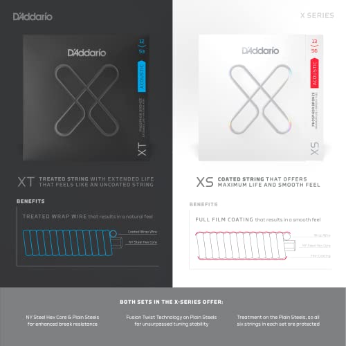 D'Addario XT Phosphor Bronze Acoustic Guitar Strings, Custom Light, 11-52 - Image 3