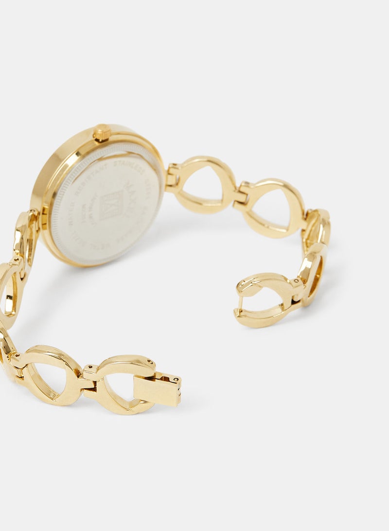 Maxel Women's Quartz Classic Fashion Analog Wrist Watch MX461 - 28mm - Image 3