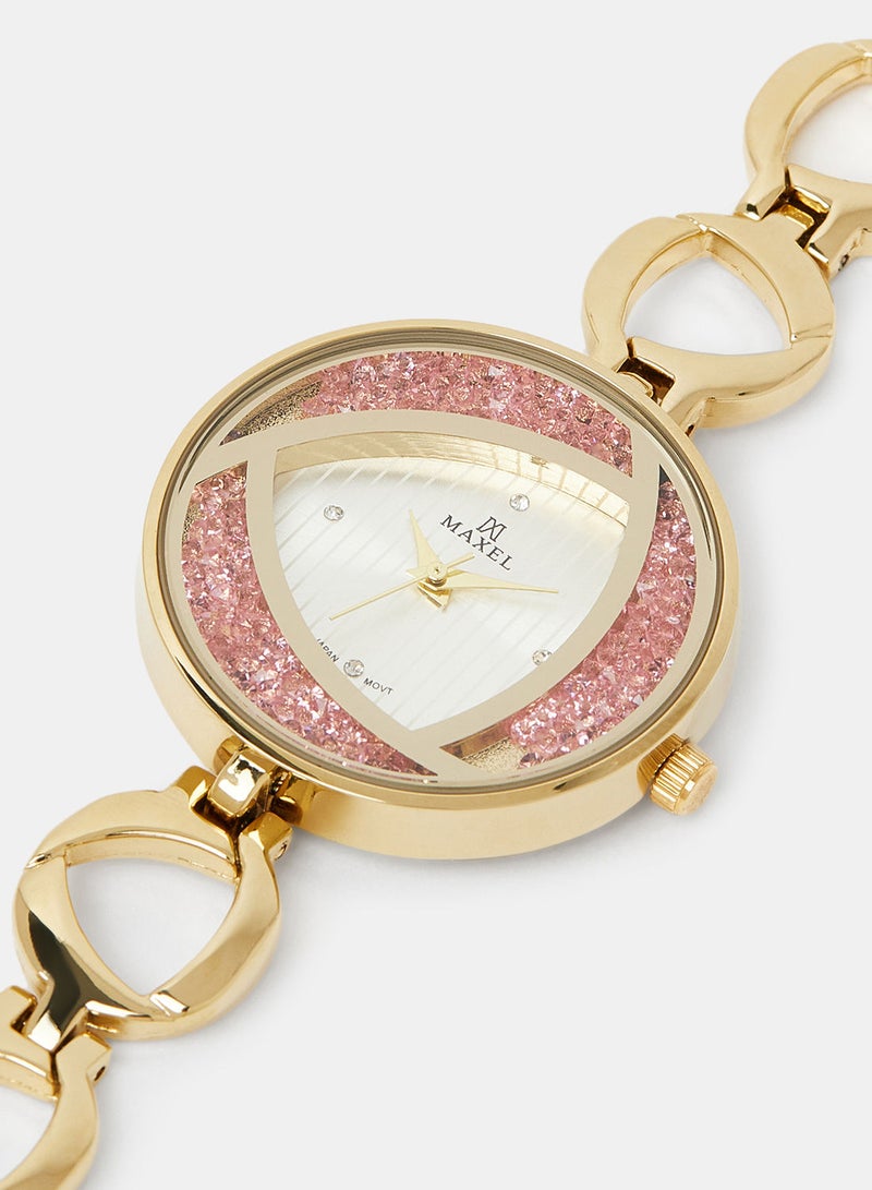 Maxel Women's Quartz Classic Fashion Analog Wrist Watch MX461 - 28mm - Image 2