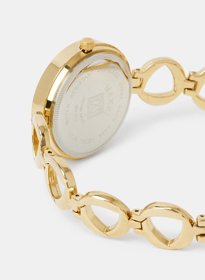 Maxel Women's Quartz Classic Fashion Analog Wrist Watch MX461 - 28mm - Image 4