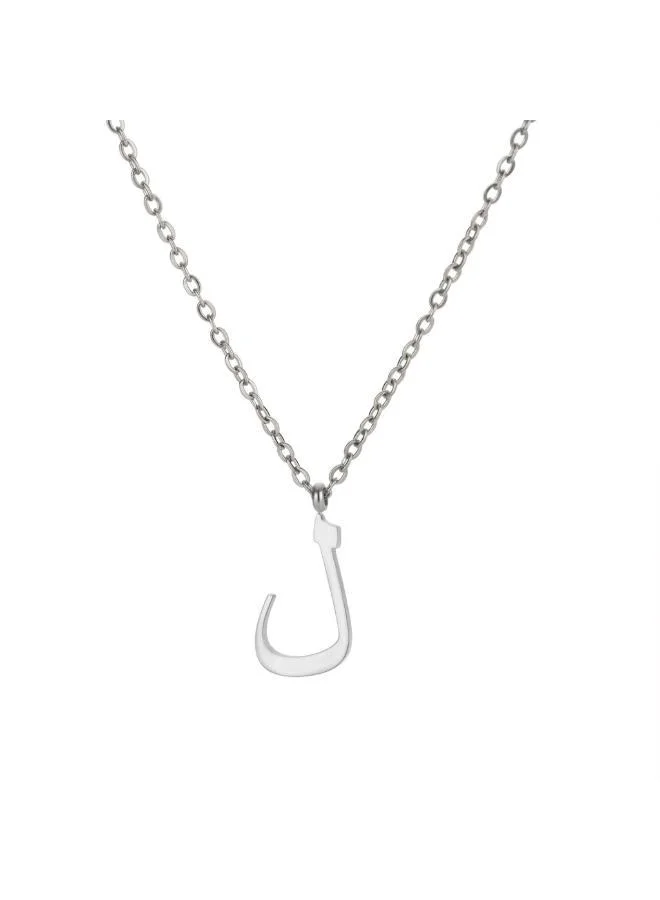 Arabic Letter 'Laam' Necklace 18k Gold Plated