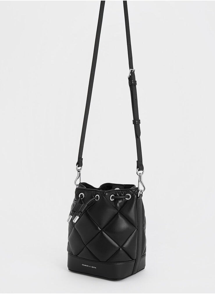 Charles & Keith Lin Quilted Bucket Bag  - Image 2