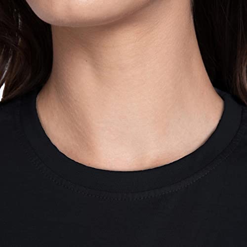 Bewakoof Women's Typography 100% Cotton T-Shirt - Boyfriend Fit, Round Neck, Half Sleeves - Image 4