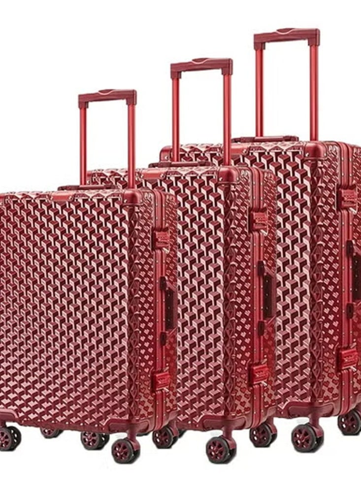NKX - Premium Expandable Aluminum Frame ABS & PC Suitcase 24 Inch - Image 1