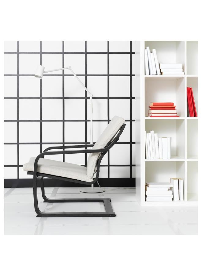 Zaboon Low-Back Armchair, Black-Brown/Katorp Natural Colour/Beige - Image 4