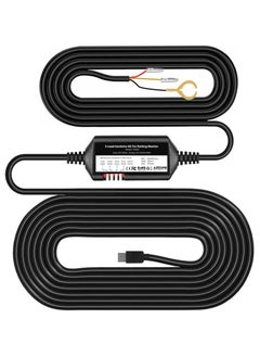 AZDOME 3-Lead ACC Hardwire Kit JYX05 Type-C Port for GS63HPro/GS63Pro/M580/M300S Dash Cam, 11.5ft with Fuse Kit, for Dash Camera 24H Parking Monitor, Converts 12V-24V to Output 5V/2.5A Max, Low Voltage Protection  - Image 1