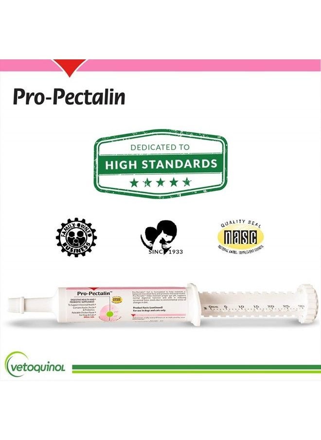 Vetoquinol - Pro-Pectalin Oral Paste for Dogs & Cats – 30cc, Chicken Flavor – Helps Reduce Occasional Loose Stool & Diarrhea, Balance Gut pH, Support Normal Digestion & Intestinal Flora - Image 1
