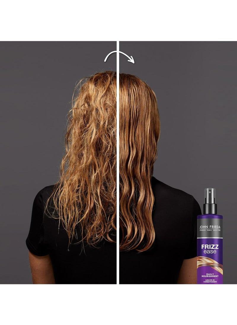 John Frieda - John Frieda Frizz-Ease Daily Nourishment Leave in Conditioning Spray 236ml - Image 1