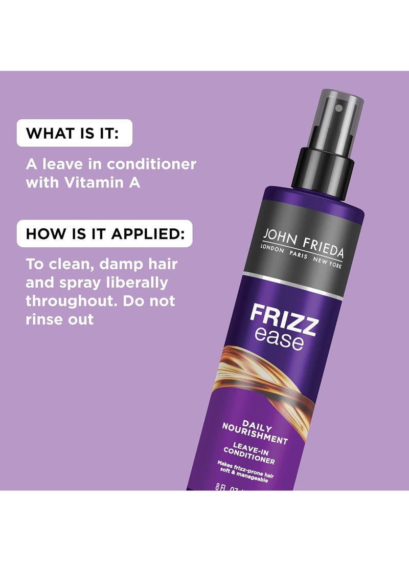 John Frieda - John Frieda Frizz-Ease Daily Nourishment Leave in Conditioning Spray 236ml - Image 1