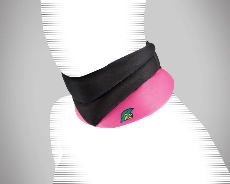 Caldera ReleafÂ® Neck Rest â€“ Soft Neck Brace for Neck Pain and Support, Comfortable Neck Brace for Sleeping, Cervical Collar Neck Support Brace for Travel, Reading & Relaxation - Large, Black - Image 3
