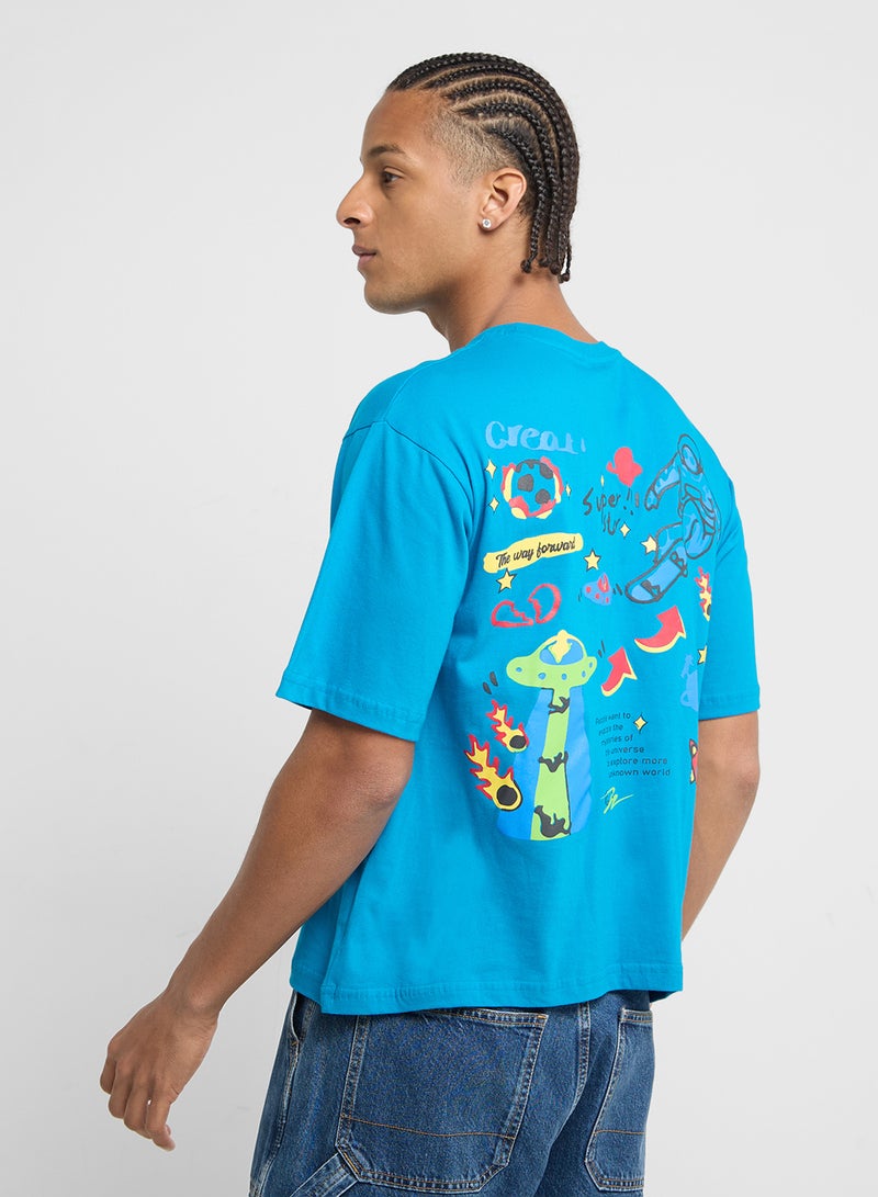 Seventy Five Oversized Graphic Tee  - Image 2