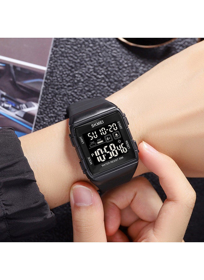 SKMEI - SKMEI 1960 sports watches Countdown double time watch alarm clock Chronograph table Digital watches 50 meters waterproof watch - Image 1