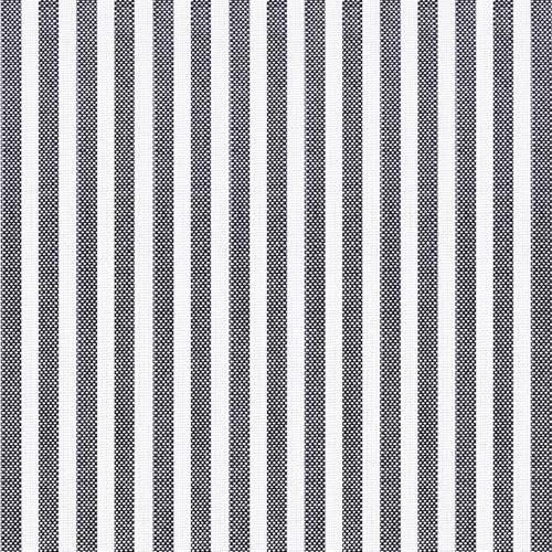 AAAAAcessories D-Shaped Chair Cushions, Featuring Ties and Removable, Machine-Washable Cover, 2'' Thick Seat Pads for Kitchen and Dining Rooms, 17'' x 16'', Set of 4, Pinstripe Dark Gray - Image 3