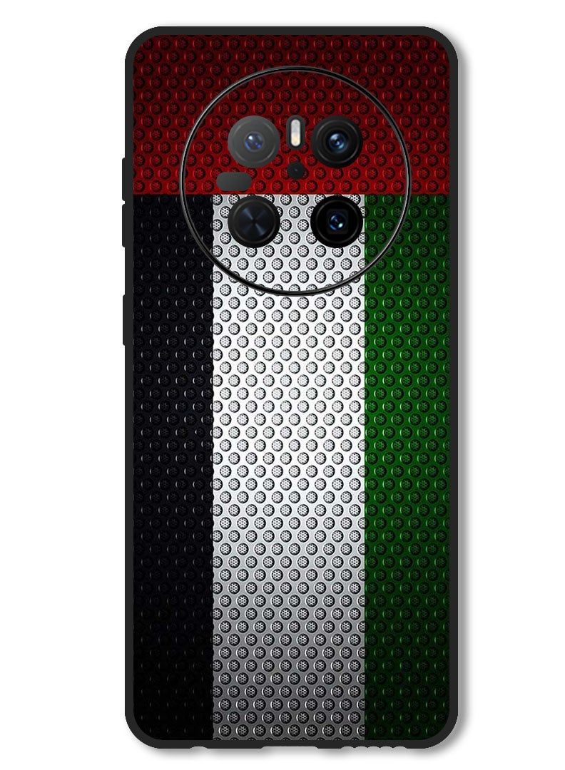 Theodor Case Compatible with Huawei Mate 70 Protection Shockproof Bumper Cover UAE Flag - Image 1