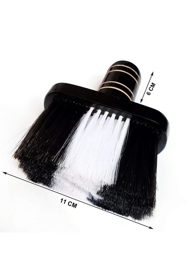 Foreign Holics - Neck Face Hair Duster Nylon Bristle (Black White) - Image 1
