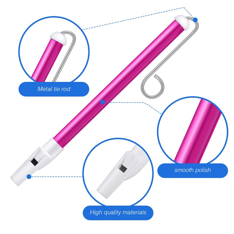 Lukmaa 2 Pieces Slide Whistle for Adults Toy Slide Whistle Musical Instrument Toy for Parent-Child Games, Blue and Purple - Image 2