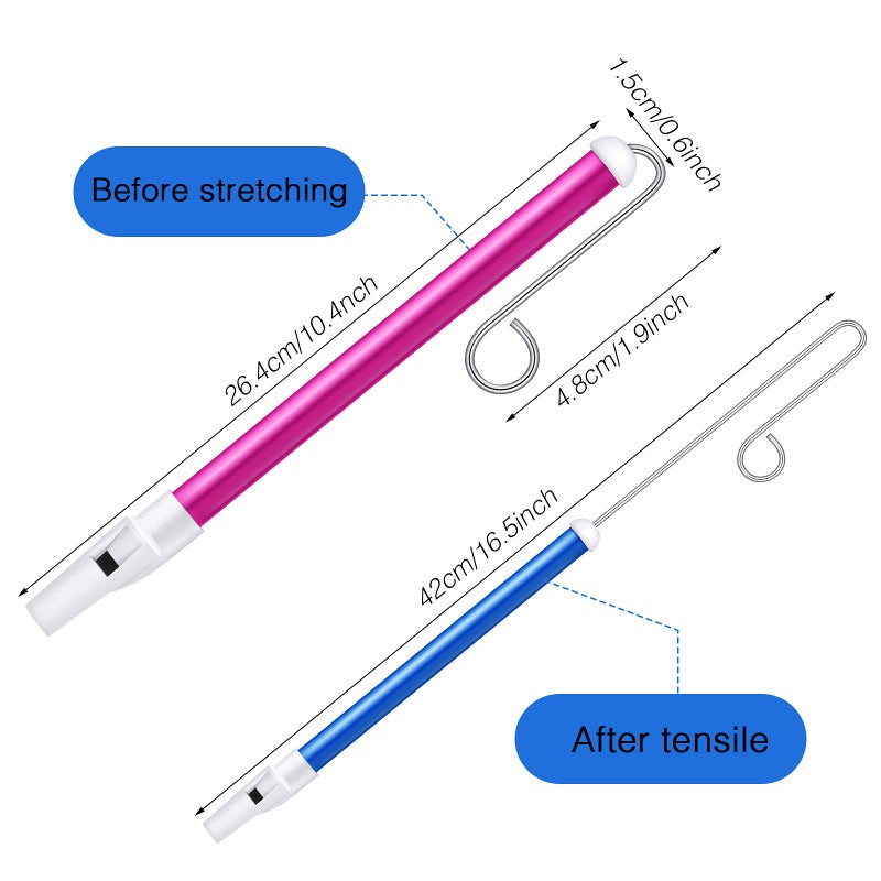 Lukmaa 2 Pieces Slide Whistle for Adults Toy Slide Whistle Musical Instrument Toy for Parent-Child Games, Blue and Purple - Image 3