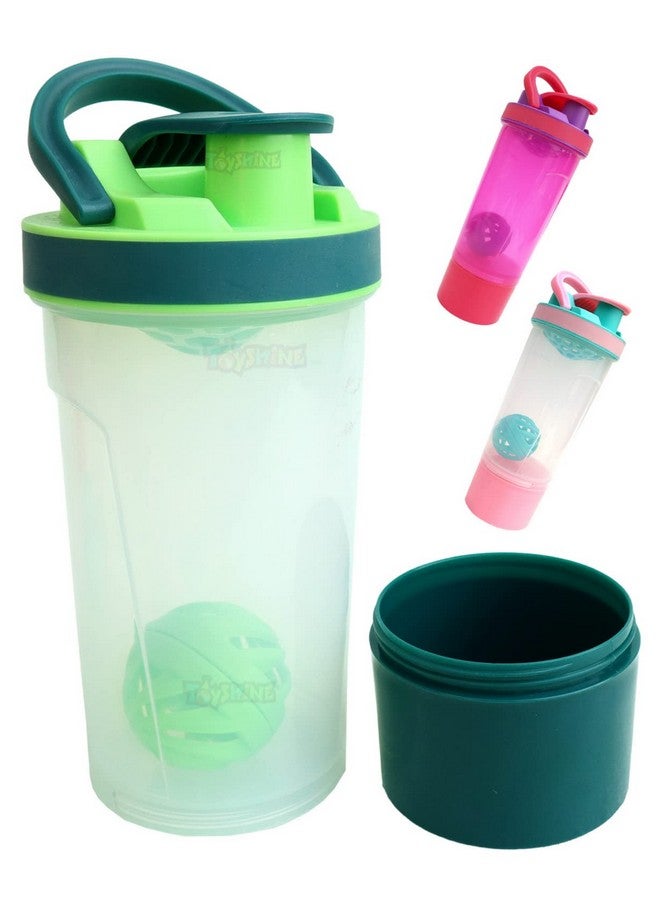 Spanker Spanker 24 Oz Leak Proof Mixer Cup with Blending Ball - Mixing Bottles for Protein Shakes,(Dark Green) SSTP  - Image 1