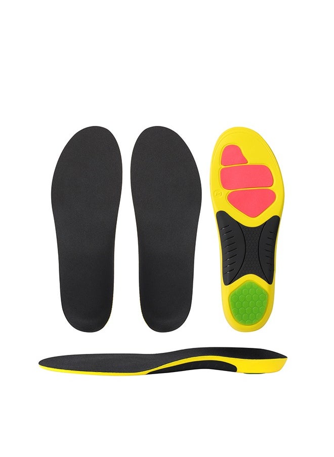 Generic Professional Sports Shoe Insoles - Enhanced Comfort & Support for Running, Basketball, Hiking (Available in S, M, L)  - Image 1