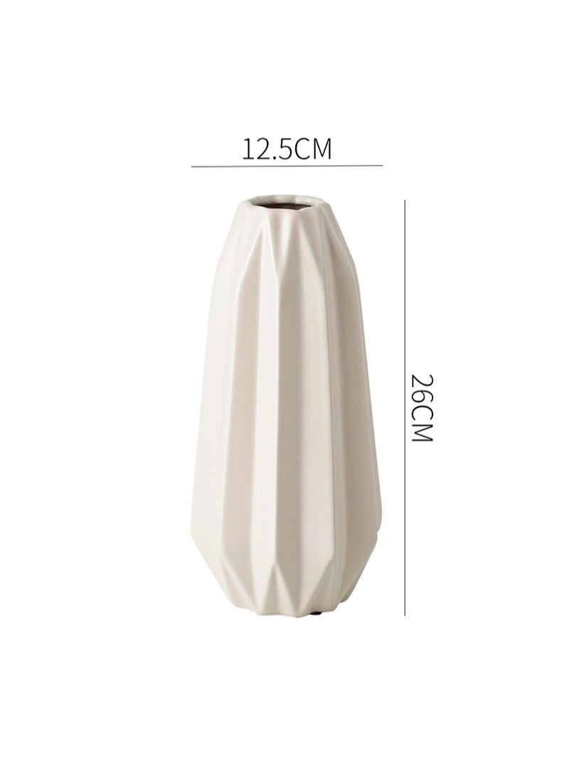 Shuer Creative Modern Simple Ceramic Vase Art Life Vase Living Room Bedroom Flower Arrangement Decoration Ornaments - Image 4