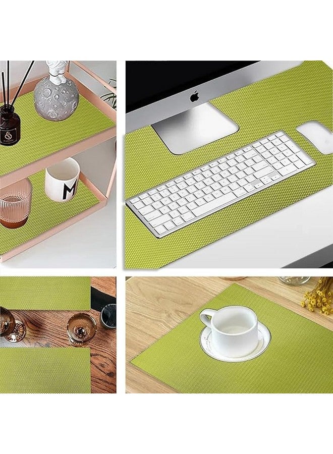 ElastPro Food Grade Washable Anti Slip Mat/Sheet for Fridge, Shelf Liner, Table, Kitchen Drawer mat (Diamond Green, 5 Meter) - Image 4