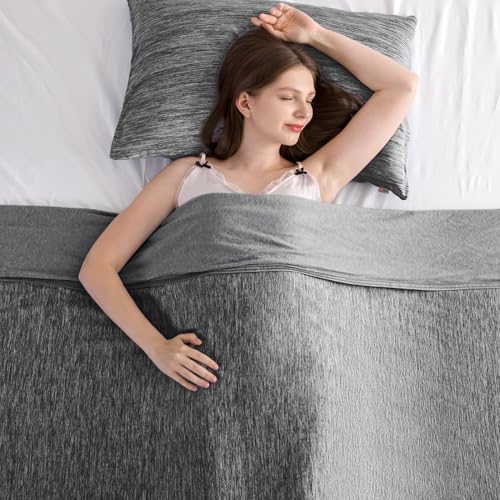 Elegear Revolutionary AC Cooling Blanket, Absorbs Heat to Keep Body Cool for Night Sweats, Double Sided Arc-Chill3.0 Cooling Fiber Q-Max>0.5, Lightweight Summer Cold Blankets - Image 1