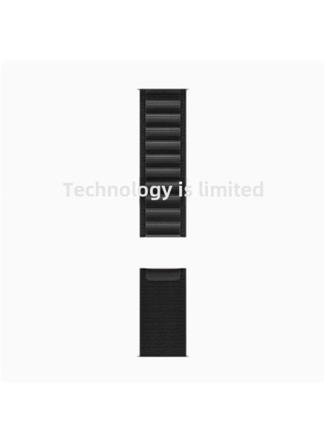Generic - For Apple IWatchS10 Alpine Loop Nylon Woven Strap S8 Apple Watch S9Ultra Strap-Color:Stitched Starlight Metal Head 38/40/41mm - Image 1