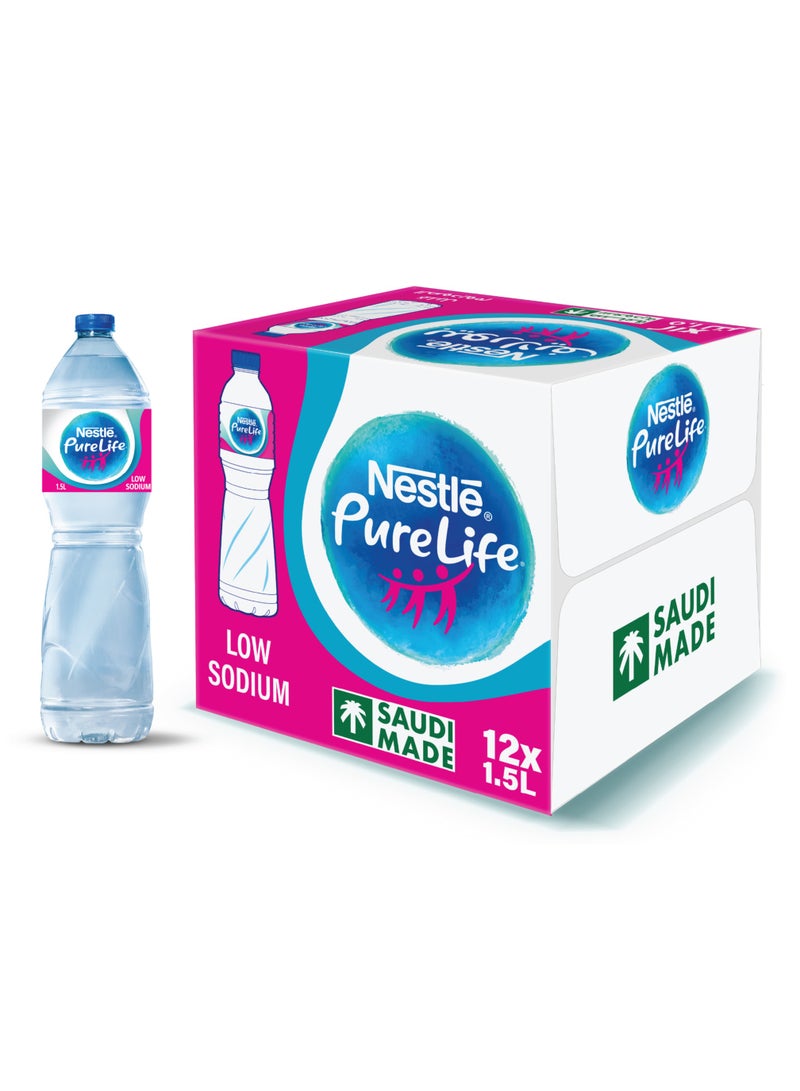Nestle Waters زجاجة نستله بيور لايف 1.5x12 لتر - Image 1